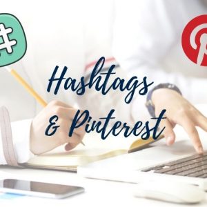 use of hashtags on pinterest