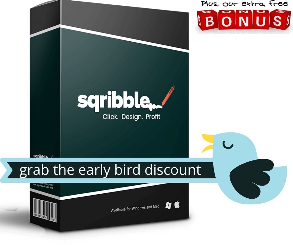 grab the discount sqribble