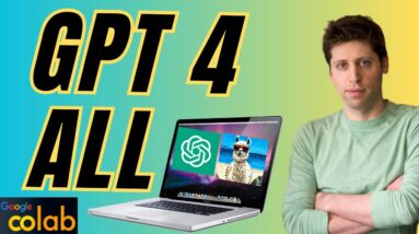 ChatGPT Clone Running Locally - GPT4All Tutorial for Mac/Windows/Linux/Colab