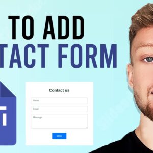 How To Add a Contact Form on Google Sites (Step By Step)