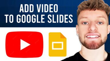 How To Add YouTube Video To Google Slides (Step By Step)