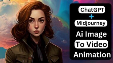 How To Animate A MidJourney Image To Video | Ai Image To Video