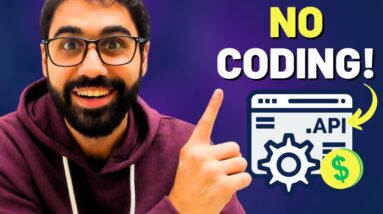 How To Build and Sell an API Without Coding!