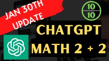 Solving Math Problems with ChatGPT's Jan 30th Update