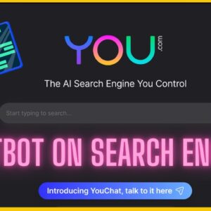 YOUChat -  ChatGPT like ChatBot on Search Engine
