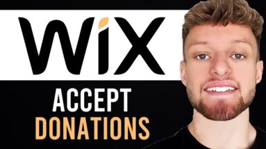 How To Accept Donations on Wix (Free & Easy)