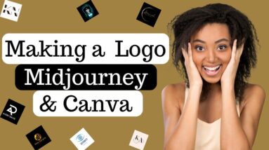 Midjourney Ai X Canva Design a Logo Like Pro